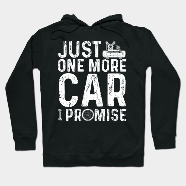 Just One More Care I Promise Hoodie by Designs By Jnk5